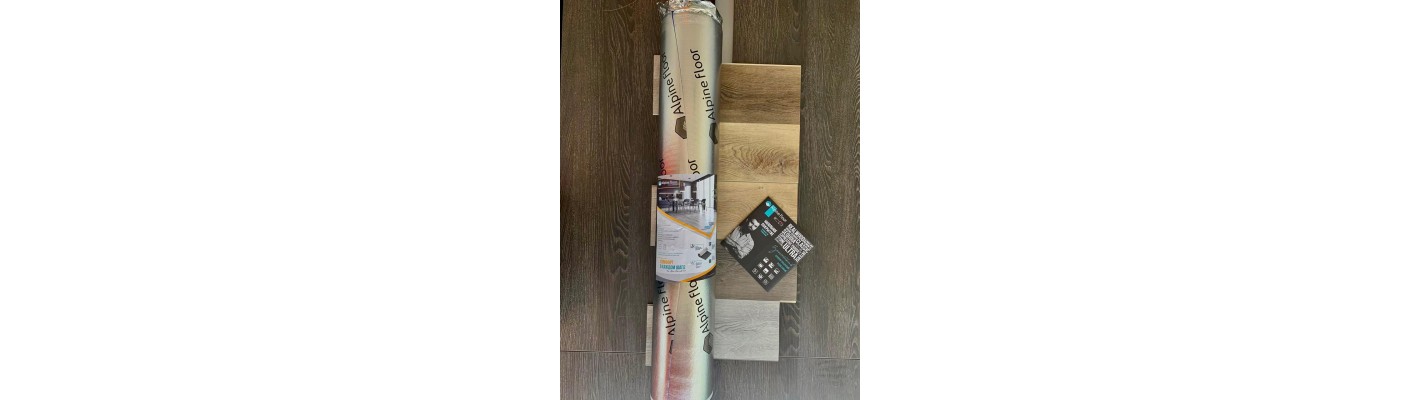 Подложка под SPC ламинат Silver Foil Blue EVA от Alpine Floor