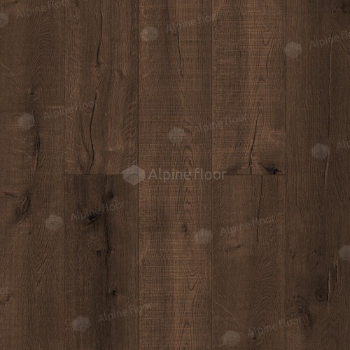 SPC ламинат Alpine Floor Real Wood Дуб Мокка ECO 2-2