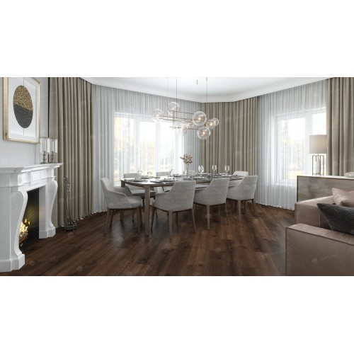 SPC ламинат Alpine Floor Real Wood Дуб Мокка ECO 2-2