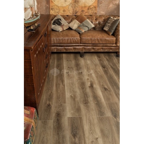Каменно-инженерная плитка Alpine Floor Premium XL ABA ECO7-9 Дуб коричневый