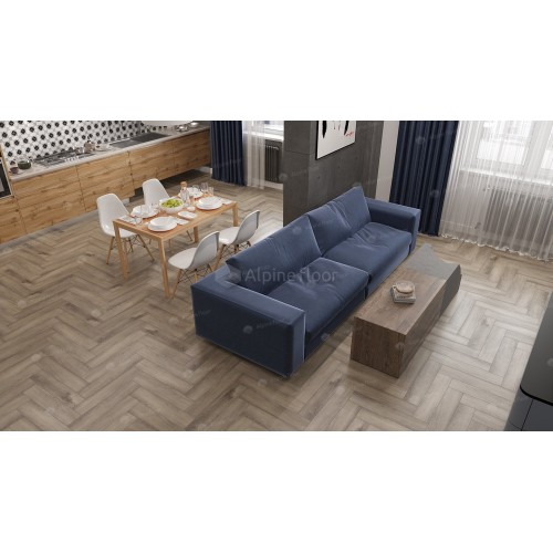 Кварц виниловый ламинат Alpine Floor Parquet Light Дуб Исида ECO 13-15