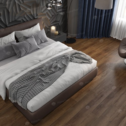 Каменно-инженерная плитка Alpine Floor Premium XL ABA ECO7-18 Дуб шоколадный