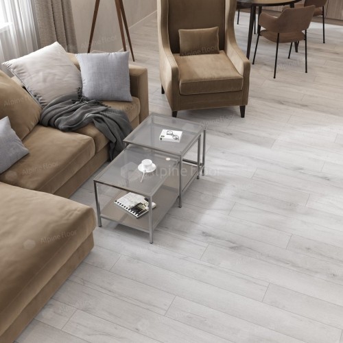 Каменно-инженерная плитка Alpine Floor Premium XL ABA ECO7-21 Дуб Морская пена