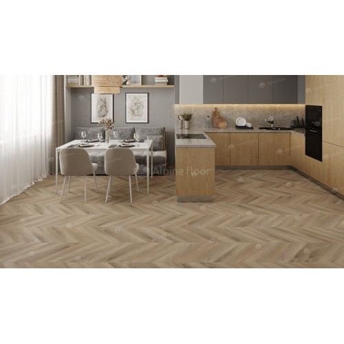 Кварцвиниловая плитка Alpine Floor Chevron LVT Дуб Синистра ECO 20-6