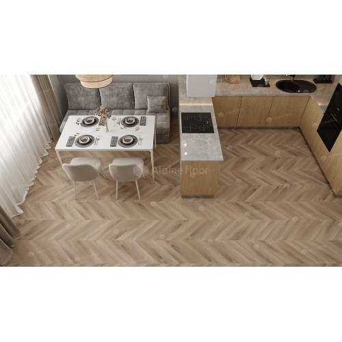 Кварцвиниловая плитка Alpine Floor Chevron LVT Дуб Синистра ECO 20-6