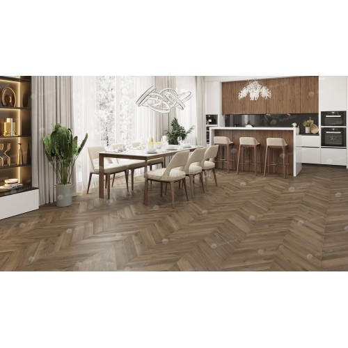 Кварцвиниловая плитка Alpine Floor Chevron LVT Дуб Насыщенный ECO 20-4