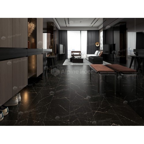SPC плитка Alpine Floor Stone Неро ЕCО 4-27